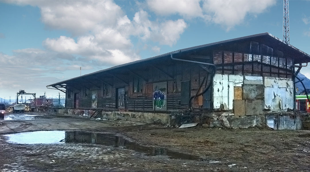 Alter Güterbahnhof unsaniert